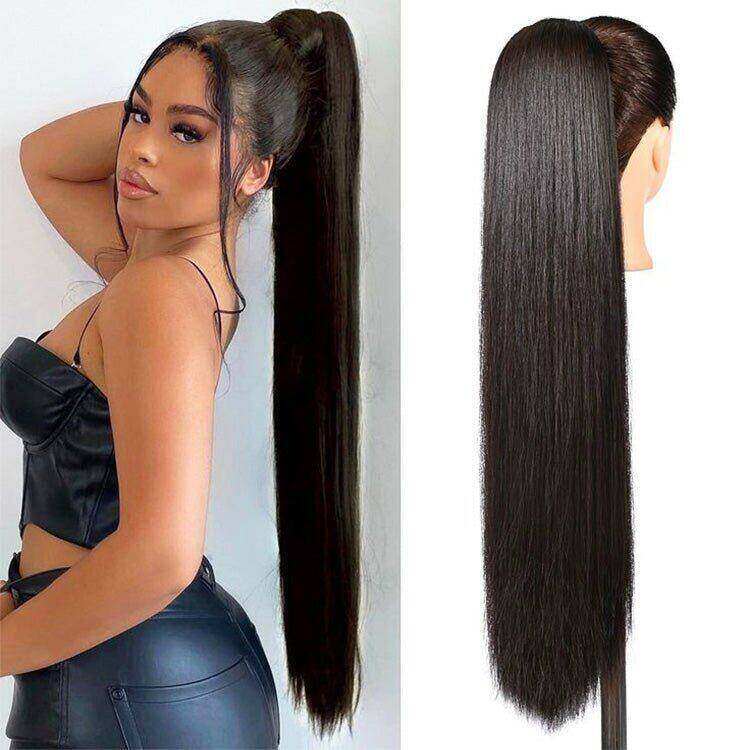 360 Hd Transparent Lace Front Straight Wigs with Baby Hair in Natural Color