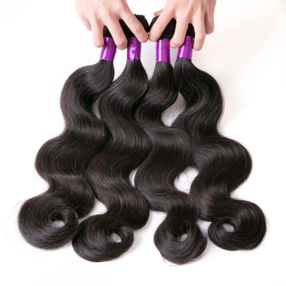 4 Bundles Body Wave Virgin Human Hair Extension 8-40 inches