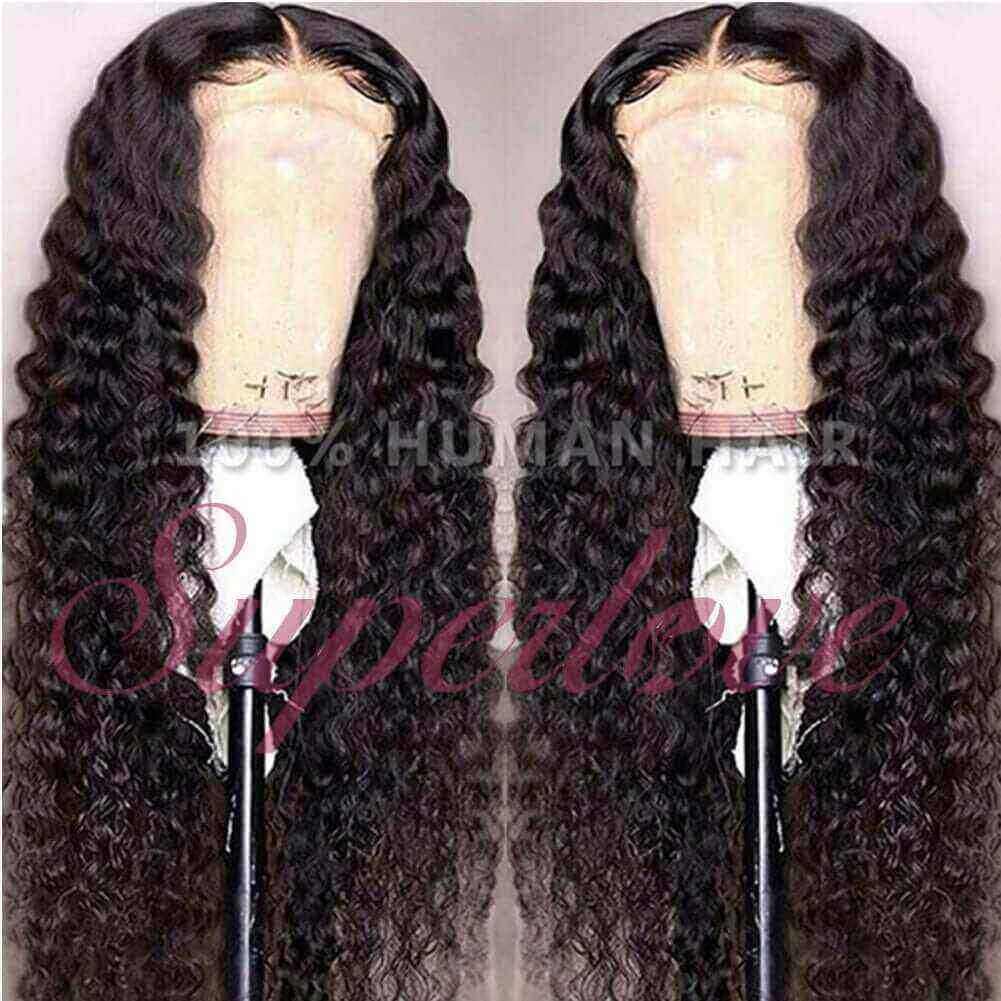 Water Wave Ear to Ear Lace Front Wig Pre Plucked 13x4 Lace Wigs Natural Hairline