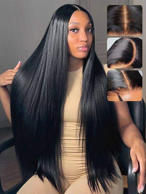 13x6 Glueless Lace Front Wig – Pre-Everything Drawstring Dome Cap, 180% Density Wear & Go Wig – US Stock