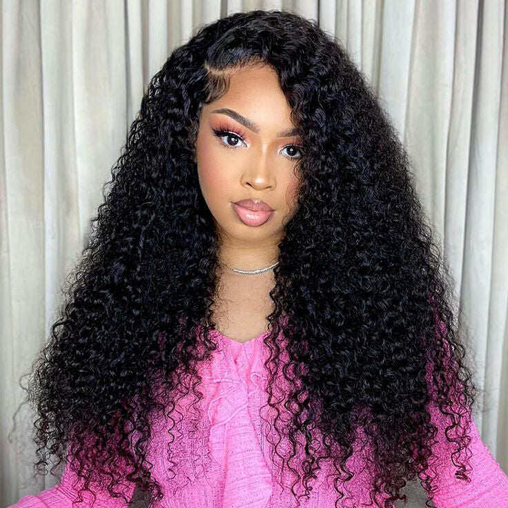 Kinky Curly 4 Bundles Virgin Human Hair Extensions 8-40 inches