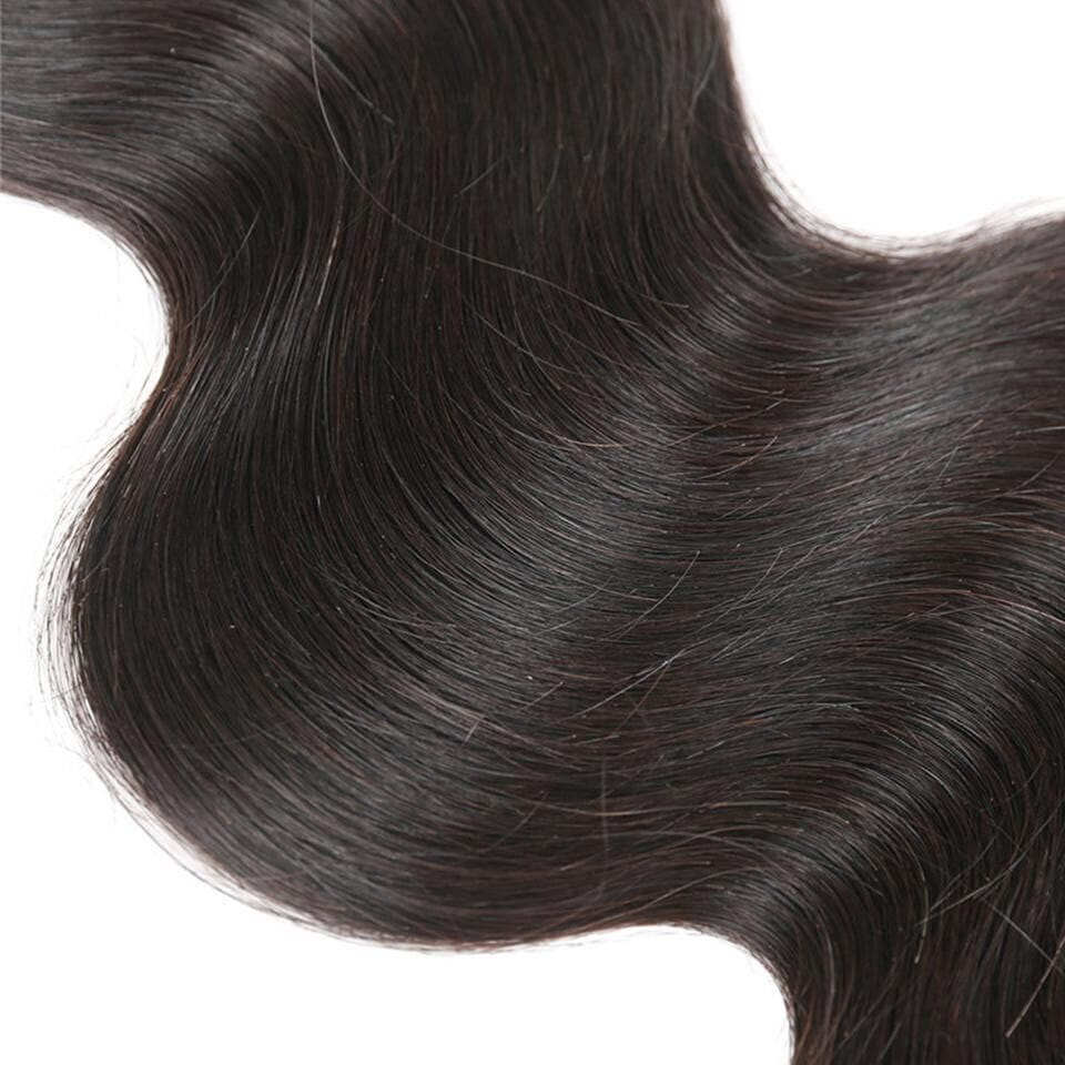 (B1) Body Wave Bundles Human Hair 3 Bundles Natural Black Color Virgin Weave Bundles Hair Extensions